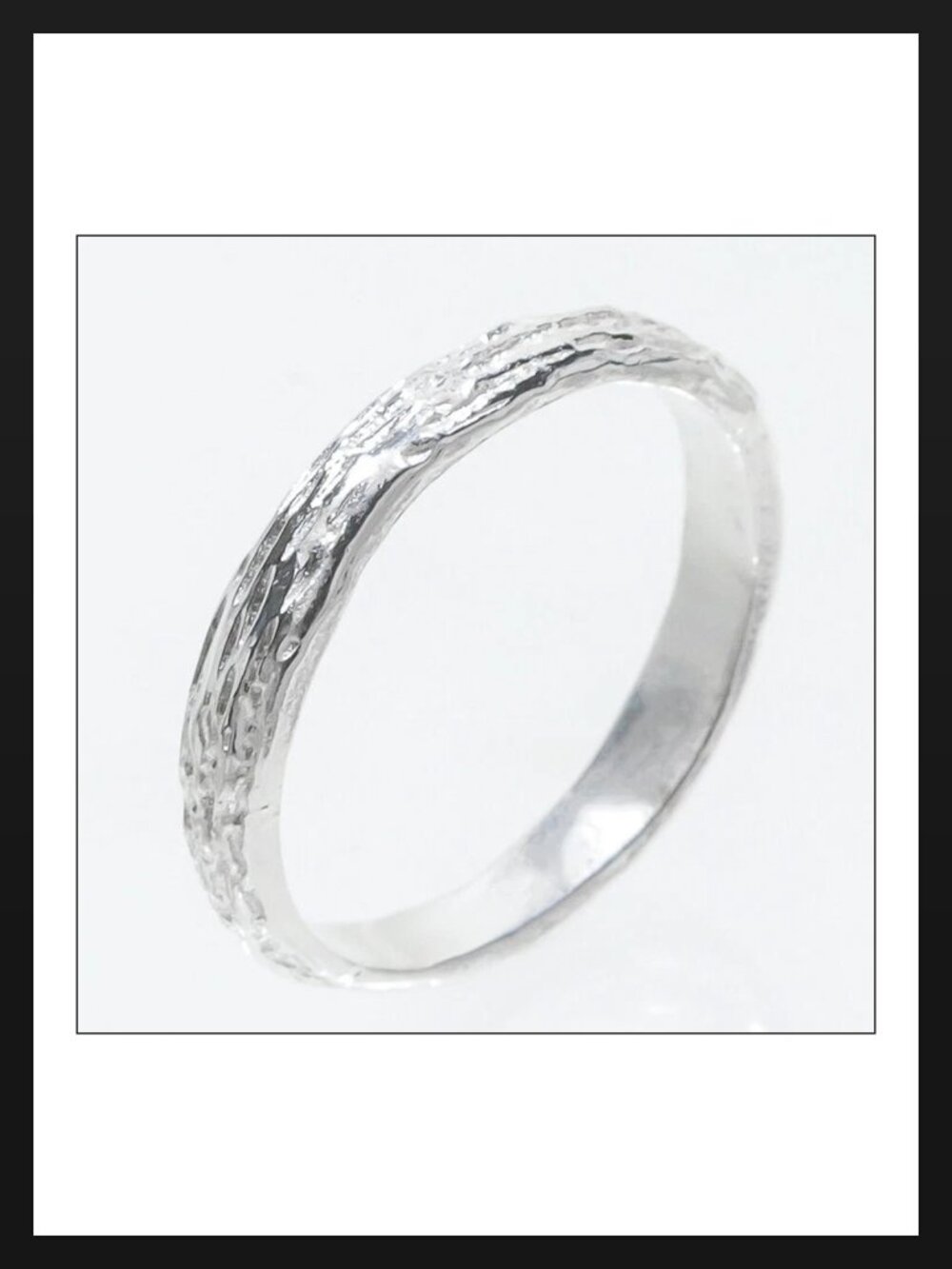 Ring 925 Sterling Silver Art Ring Handmade Size 9